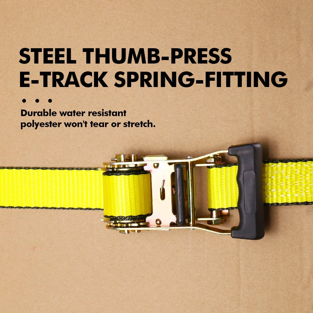 Ratchet Tie Down Straps  3300 lbs Break Strength