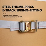 E Hook Polyester Ergo Ratchet Tie Down Lashing Strap