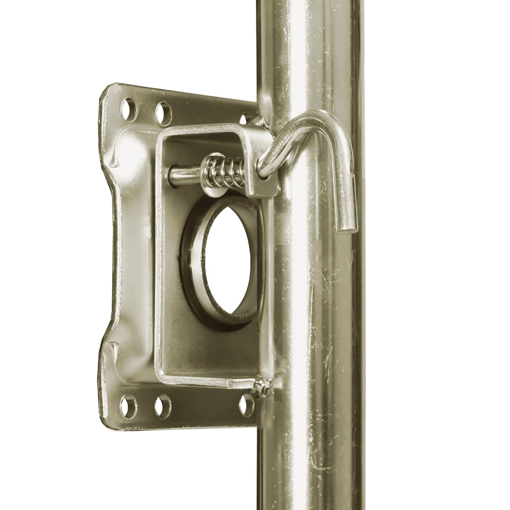 1BJY-TJ-04 Top-wind Marine Jack with Bolt on Swivel Plate - 1000LBS