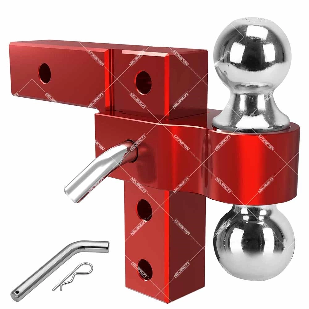 1BJY-HM-45 Customized Red Reversible Ball Mount Aluminum Alloy Adjustable Ball Mount