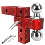 1BJY-HM-45 Customized Red Reversible Ball Mount Aluminum Alloy Adjustable Ball Mount