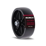 1BJY-JW-03 6inch Trailer Jack Swivel Caster Wheel Replacement,1200lbs Capacity without Bracket