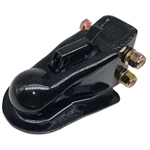 Trailer Hitch 2-5/16'' Ball Coupler 3'' Channel Straight 14000 lbs. oil, Zinc black Plated New