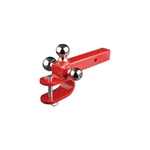 1BJY-HM-59 Towing Hitch Ball Mount Tri-ball Mount with Clevis Hook Chrome Ball