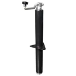 1BJY-TJ-17 A-Frame Jack RV Camper Trailer Tongue Boat Lift Drop Top Wind 2000 lbs Black