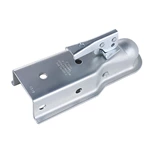 Original Factory Straight Tongue Trailer Coupler for 3-Inch Channel 2-Inch Hitch Ball Capacity 3500 lbs