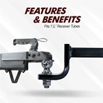 1BJY-HM-70 Trailer Ball Mount Swivel Trailer Ball Mount Trailer Ball Mount Towing Hitch