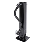 1BJY-TJ-55B Heavy Duty Front Handle Weld-On Square Tube Jack with Drop Leg, Black