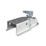 High Quality Straight Tongue Trailer Coupler 2-Inch Hitch Ball 3-Inch Channel Capacity 5000 lbs