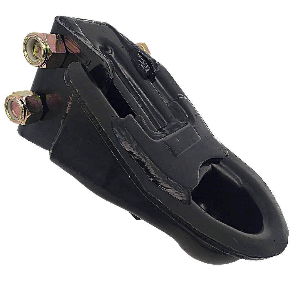 Trailer Hitch 2-5/16'' Ball Coupler 3'' Channel Straight 14000 lbs. oil, Zinc black Plated New