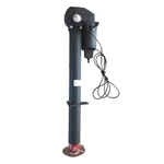 1BJY-321 Power A-Frame Electric Tongue Jack with LED Work Light and Permanent Ground Wiring for Camper Trailer, RV, Ice House - 3500 lbs. Lift Capacity