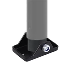 1BJY-JT-06 Trailer Jack Foot, Fits 2-Inch Diameter Tube, Supports 2,000 lbs