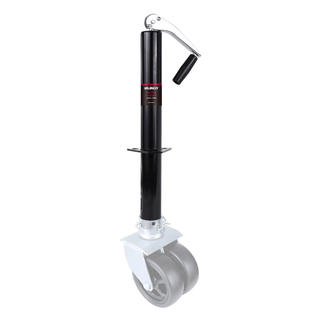 1BJY-TJ-07 Top Wind Round A-Frame Trailer Jack,2000LBS Load Capacity