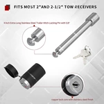 1BJY-HM-41 Customized Trailer Hitch Ball Mount Aluminum Alloy Adjustable Ball Mount