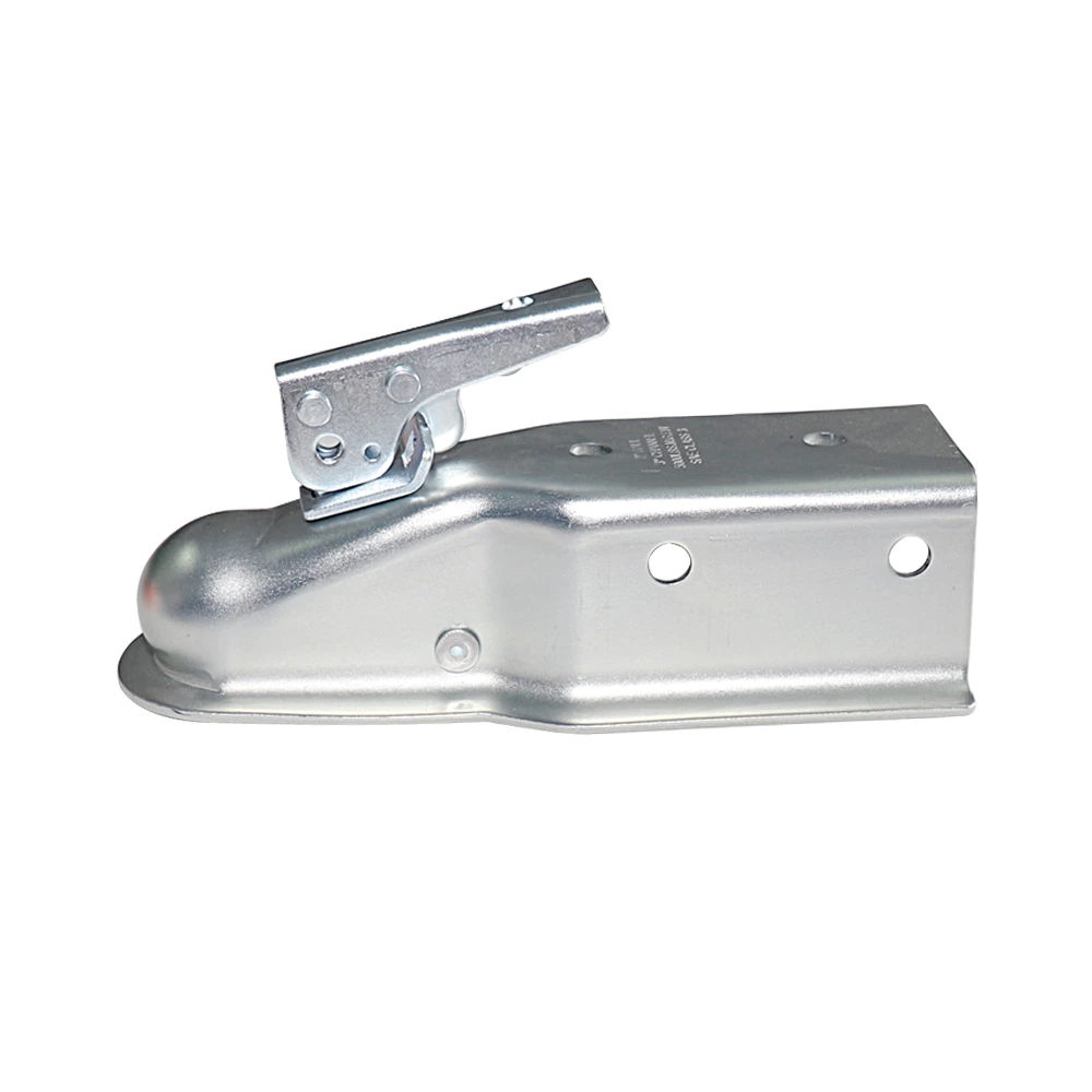 High Quality Straight Tongue Trailer Coupler 2-Inch Hitch Ball 3-Inch Channel Capacity 5000 lbs