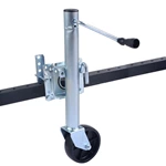 1BJY-TJ-01 Zinc Marine Trailer Jack Heavy-Duty Swivel Mount with 6-Inch Wheel