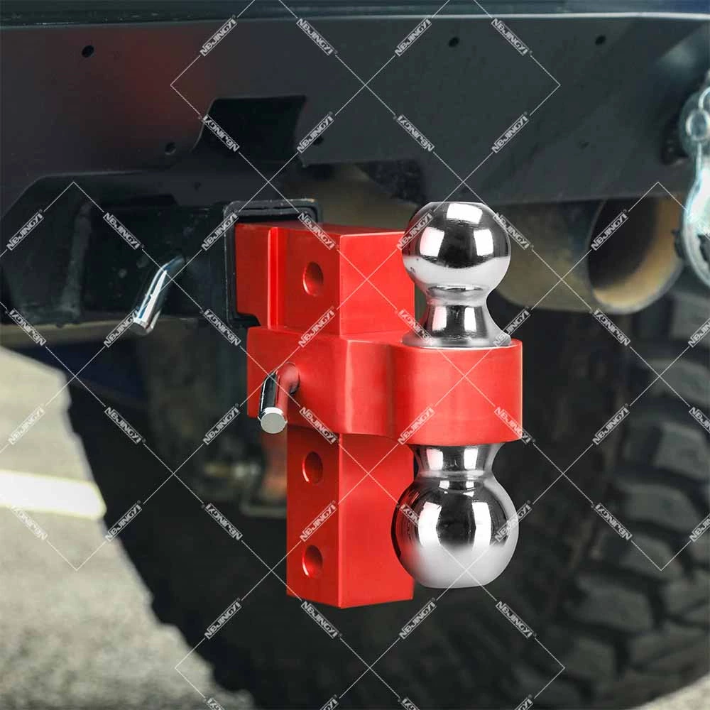 1BJY-HM-45 Customized Red Reversible Ball Mount Aluminum Alloy Adjustable Ball Mount