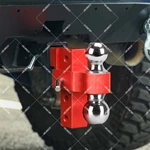 1BJY-HM-45 Customized Red Reversible Ball Mount Aluminum Alloy Adjustable Ball Mount