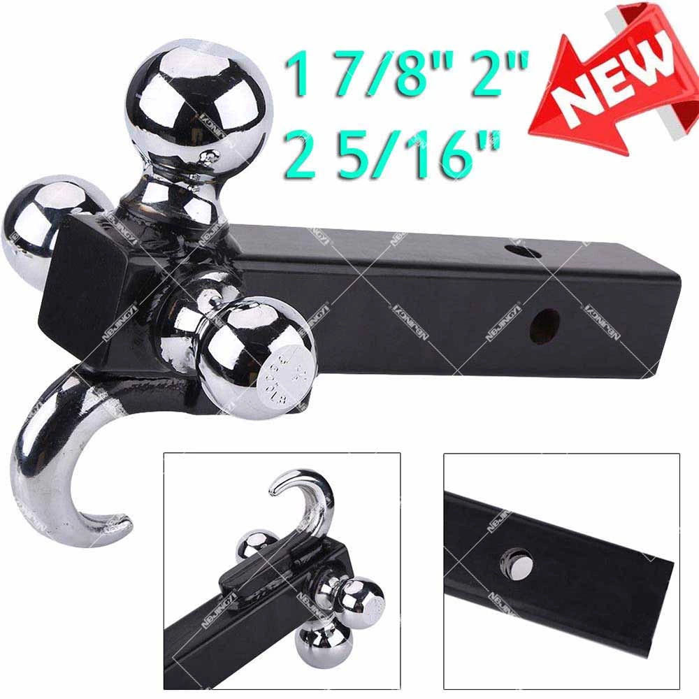 1BJY-HM-35 High Quality Multi Ball Mount with Hook for towing 5000/7500/10000lbs GTW Solid Shank