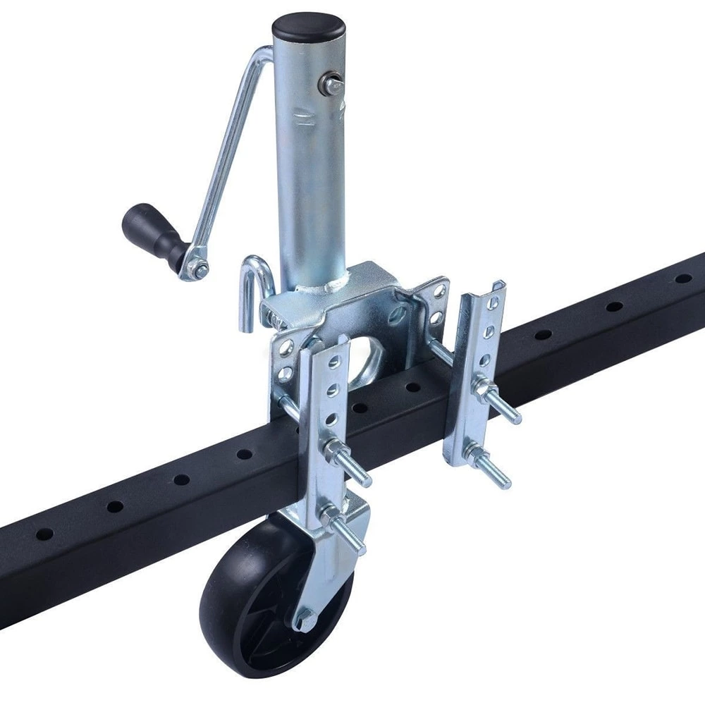 1BJY-TJ-01 Zinc Marine Trailer Jack Heavy-Duty Swivel Mount with 6-Inch Wheel