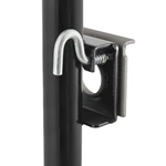 1BJY-TJ-16 Weld-On Bracket-Style Swivel Trailer Jack, 2,000 lbs. 15 Inches Vertical Travel