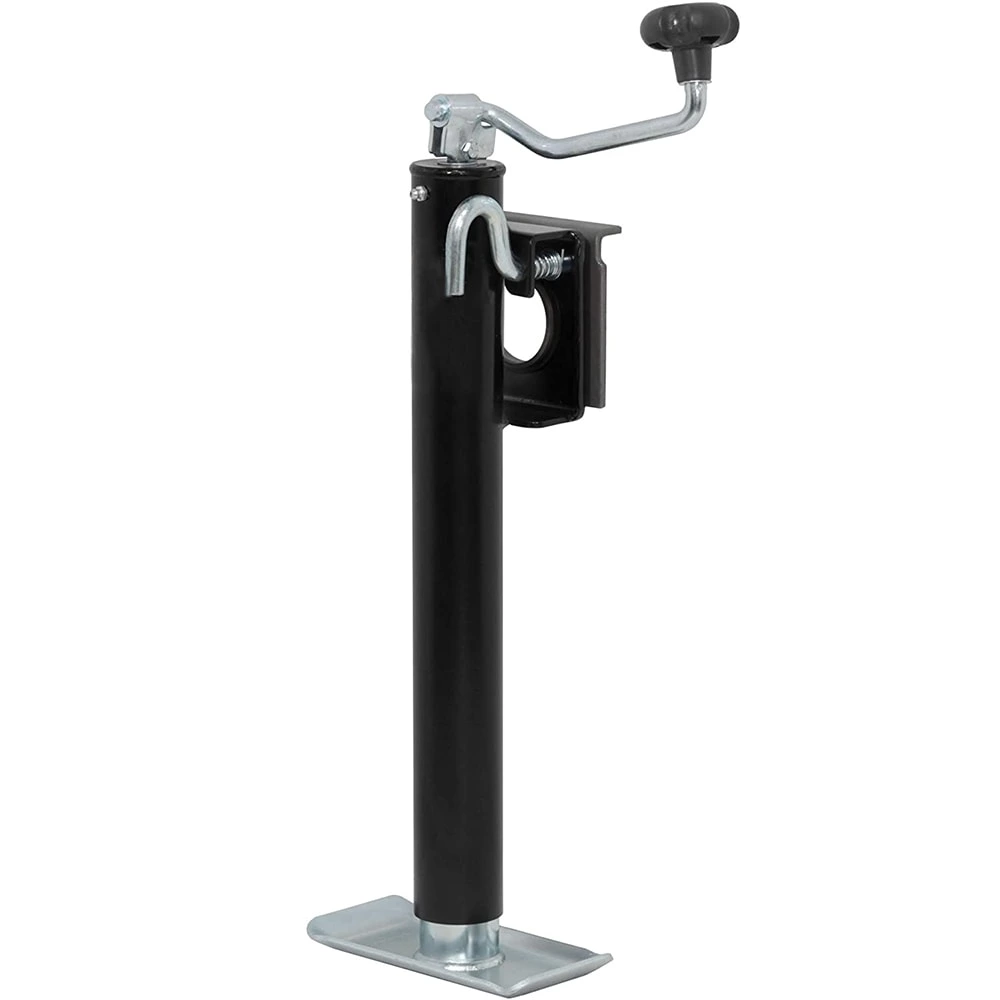 1BJY-TJ-16 Weld-On Bracket-Style Swivel Trailer Jack, 2,000 lbs. 15 Inches Vertical Travel