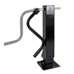 1BJY-TJ-55B Heavy Duty Front Handle Weld-On Square Tube Jack with Drop Leg, Black