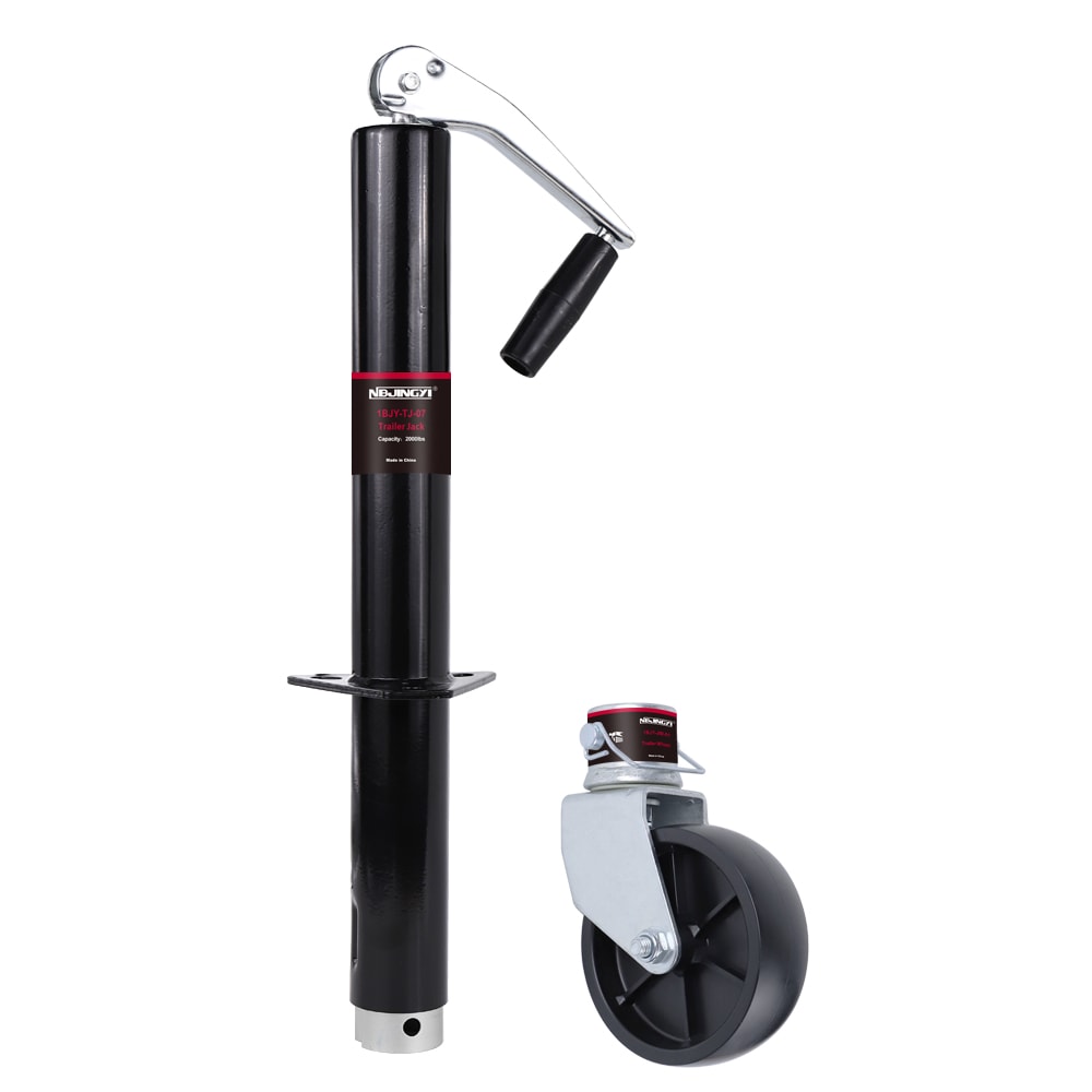 1BJYTJ07S 15inch Topwind Round AFrame Trailer Tongue Jack with Wheel