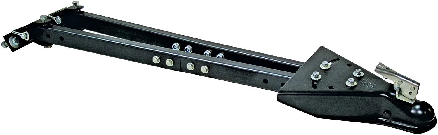 Adjustable Tow Bar  Class III Tow Bar made of steel with a black powder coated finish