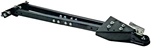 Adjustable Tow Bar  Class III Tow Bar made of steel with a black powder coated finish
