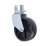 1BJY-JW-01 6inch Trailer Jack Swivel Caster Wheel Replacement,1200lbs Capacity with Pin Boat Hitch Removable
