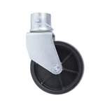 1BJY-JW-01 6inch Trailer Jack Swivel Caster Wheel Replacement,1200lbs Capacity with Pin Boat Hitch Removable