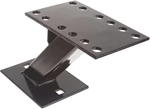 spare tire carrier steel black powder coating for 1 tire with bolts universal for kinds of trailer