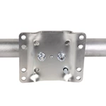 1BJY-TJ-03 Swivel Marine Tongue Jack with Wheel - 1000LBS Capacity