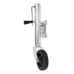 1BJY-TJ-10 Side-wind Marine Trailer Tongue Jack with 8inch Single Wheel - 1500 Lbs Capacity