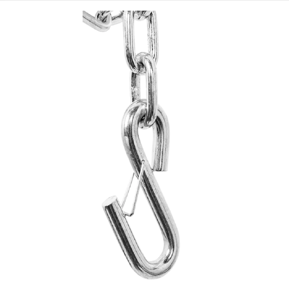 1BJY-SC-04 26-Inch Trailer Safety Chain with 17/32-In S-Hooks, 7,000 lbs Break Strength