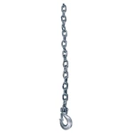 1BJY-SC-14 Safety Chain Transport Chain 1/4 x 26-Inch Clevis Snap Hook Grade 70 Alloy Steel Forging