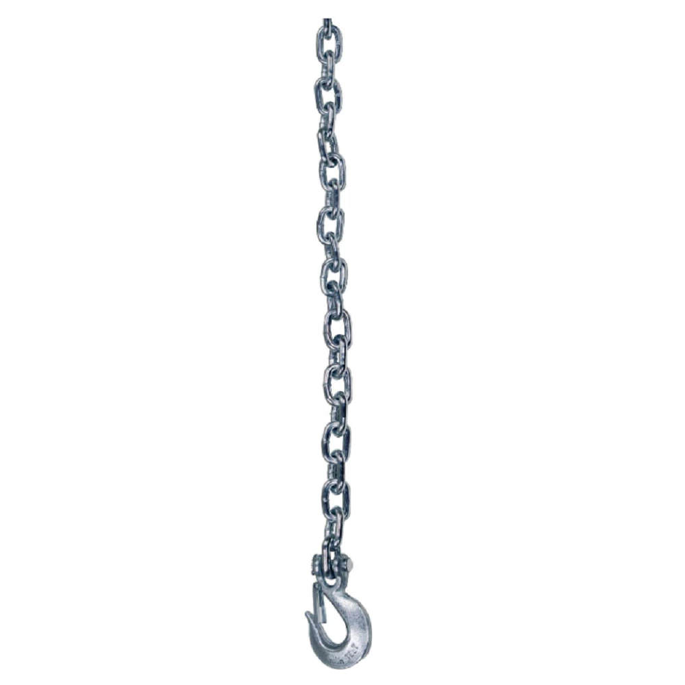 1BJY-SC-15A Safety Chain Transport Chain 5/16 x 35-Inch Clevis Snap Hook Grade 70 Alloy Steel Forging