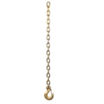 1BJY-SC-18 Safety Chain 5/16 x 35-Inch with Clevis Slip Hook Grade 43 Alloy Steel Forging,11700lbs Break Strength