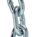 1BJY-SC-26 3/8 Inch Proof Coil Chain, Zinc Plated