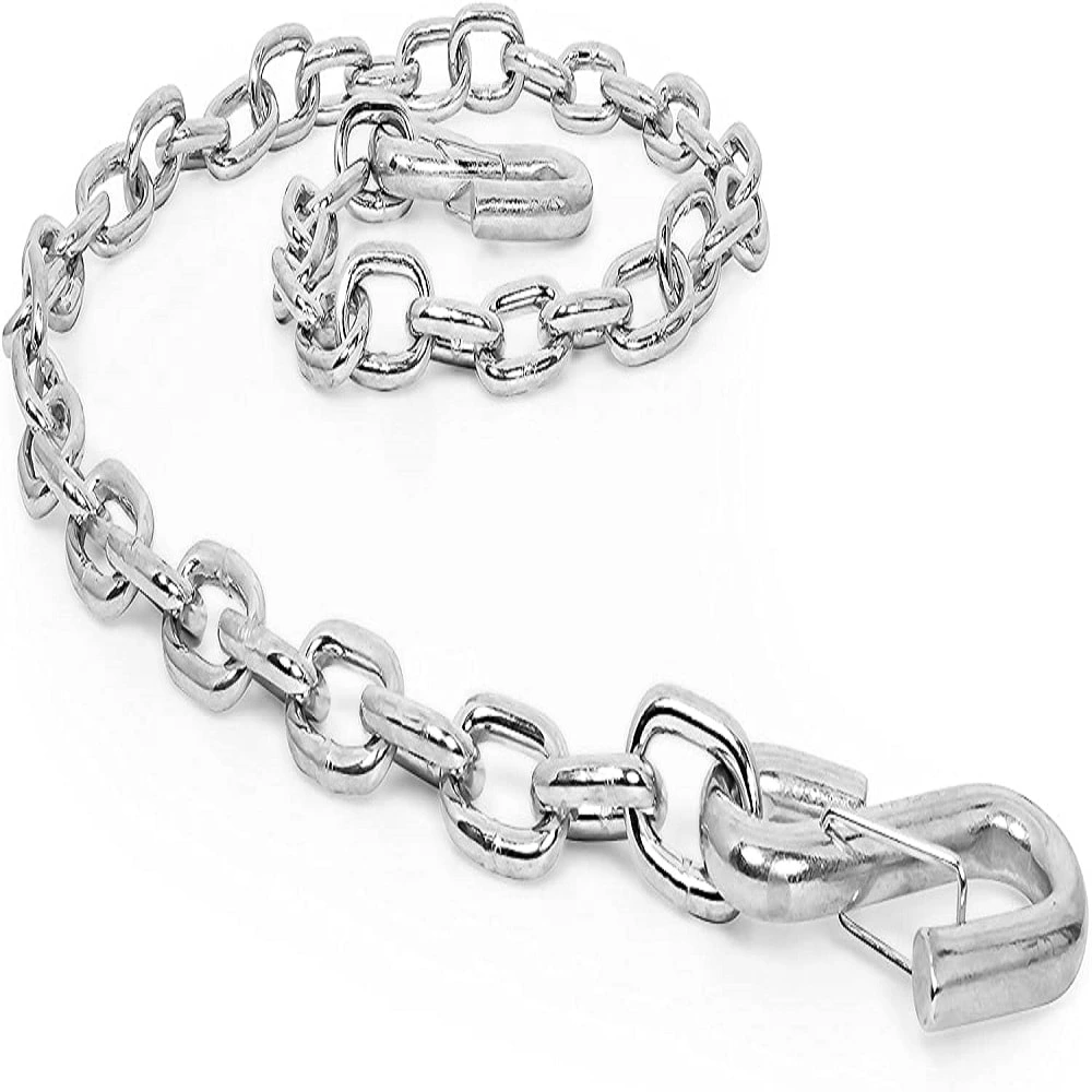 1BJY-SC-01-100 40-Inch Trailer Safety Chain with 3/8-In Snap Hook, 2000 lbs Break Strength