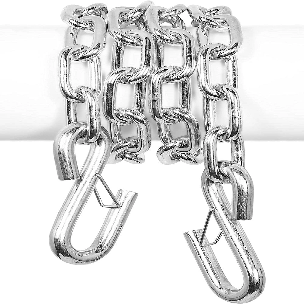 1BJY-SC-04 26-Inch Trailer Safety Chain with 17/32-In S-Hooks, 7,000 lbs Break Strength