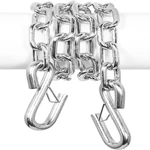 1BJY-SC-04 26-Inch Trailer Safety Chain with 17/32-In S-Hooks, 7,000 lbs Break Strength