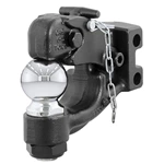 JY-PH-01A Receiver Mounts Trailer Towing Pintle Hook With Hitch Ball Trailer 6000 lbs Capacity