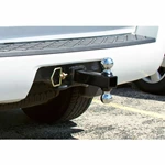 1BJY-HM-24 Towing Hitch Ball Mount Tri-ball Mount with Clevis Hook Chrome Ball