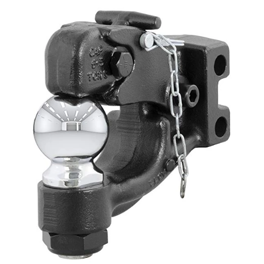 JY-PH-01B Receiver Mounts Trailer Towing Pintle Hook With Hitch Ball Trailer 6000 lbs Capacity