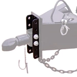 3-Position Weld On Adjustable c Channel Bracket for Trailer Coupler Trailer Accessories # 1BJY-CP-04