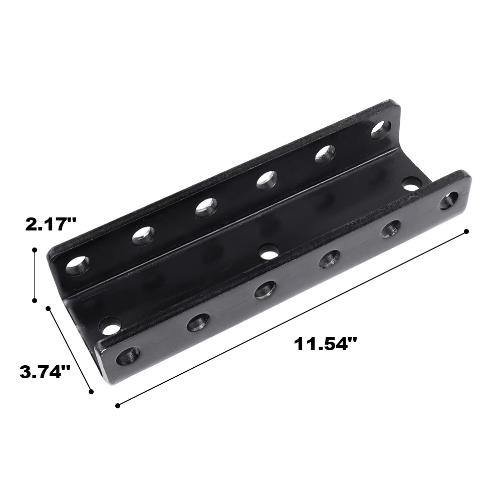 trailer coupler Adjustable Channel Bracket 6 Hole 5-Position Channel 15000lbs Trailer Towing