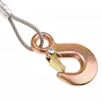 1BJY-HW-02S 800lbs Hand Crank Winch with Hook and 8m (26ft) Steel Cable