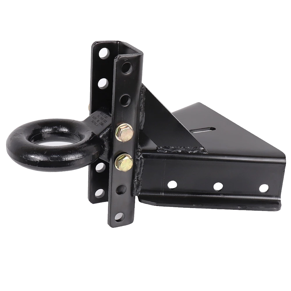 Vertical Channel Weld on Tongue Adapter for Adjustable Trailer A-Frames